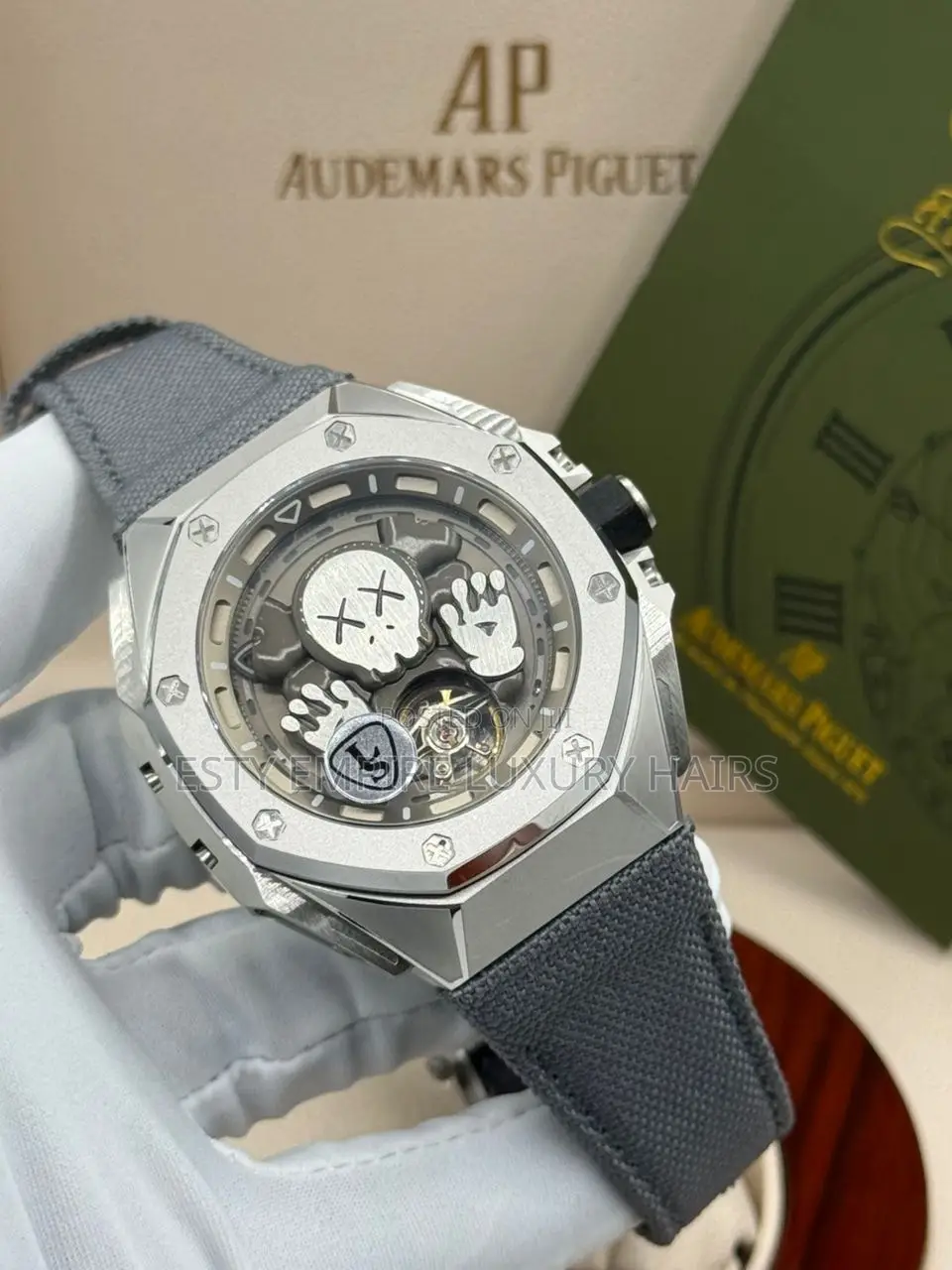 High Quality Luxury Audemars Piquet Leather Wristwatch