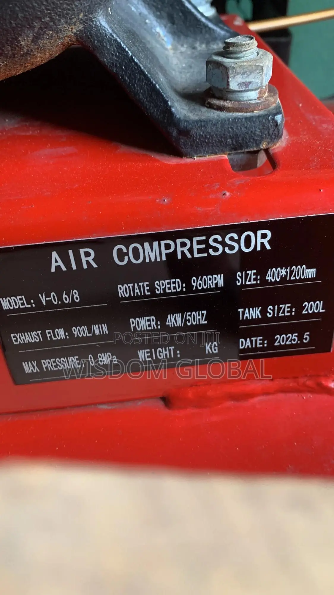 Original Air Compressor 4kw 200l