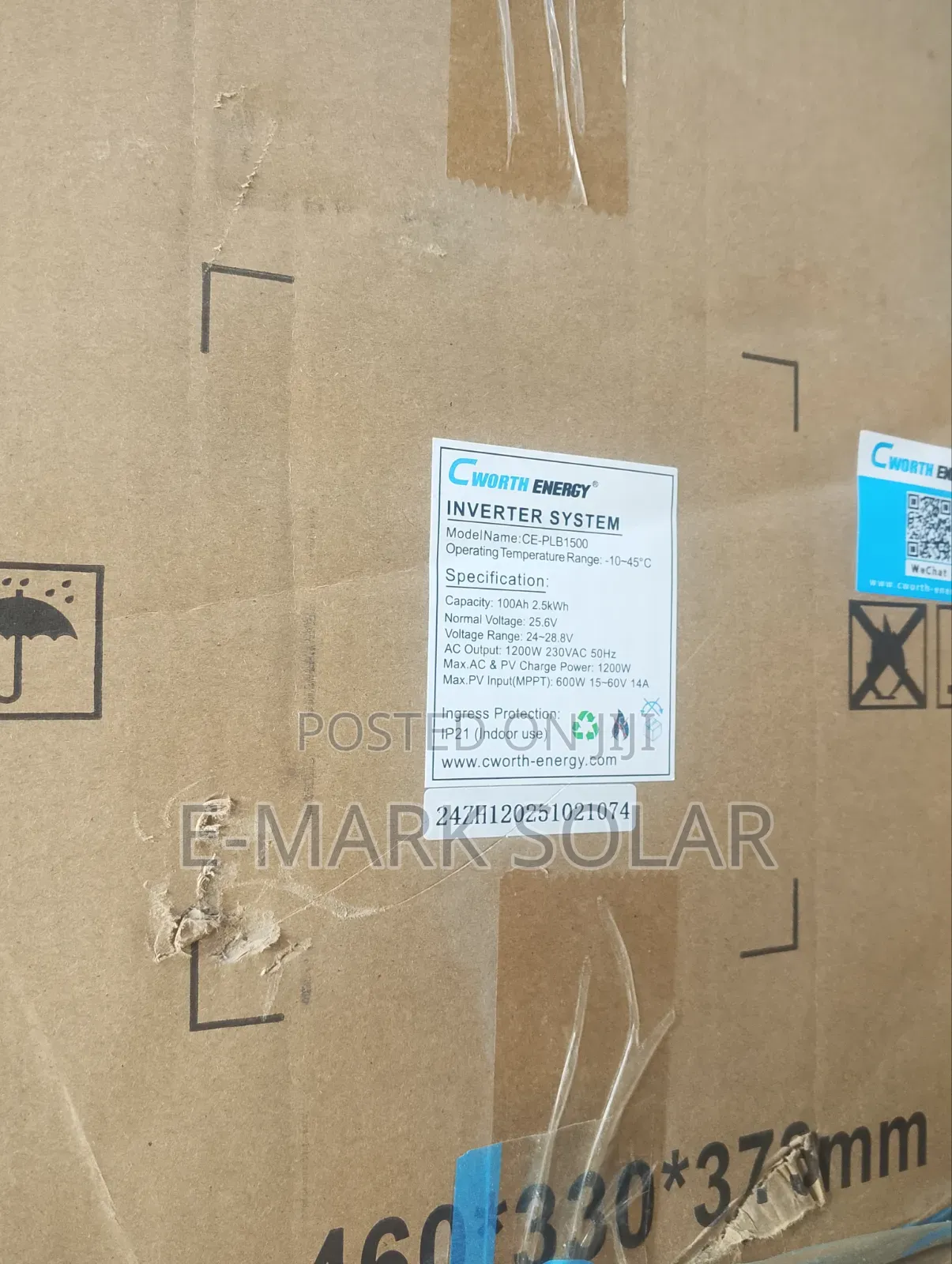 2.5kwh 1500watts C-Worth All in One Solar Generator Available Now