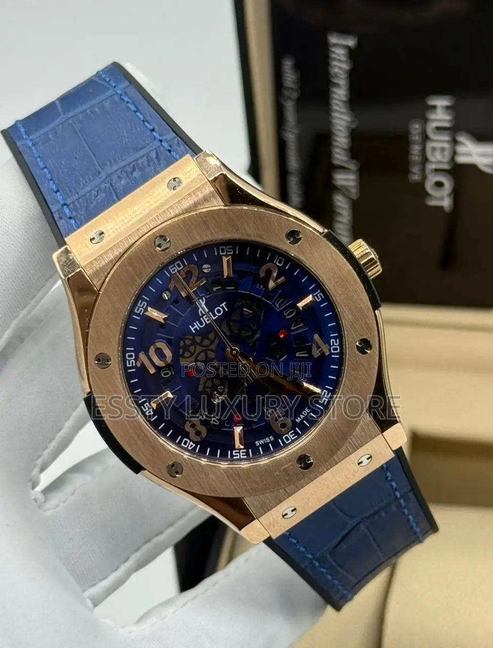 High Quality Luxury Hublot Leather Wristwatch