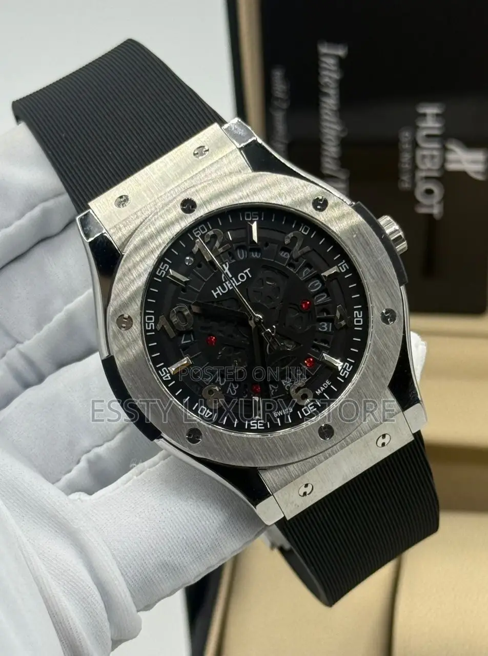 High Quality Luxury Hublot Leather Wristwatch