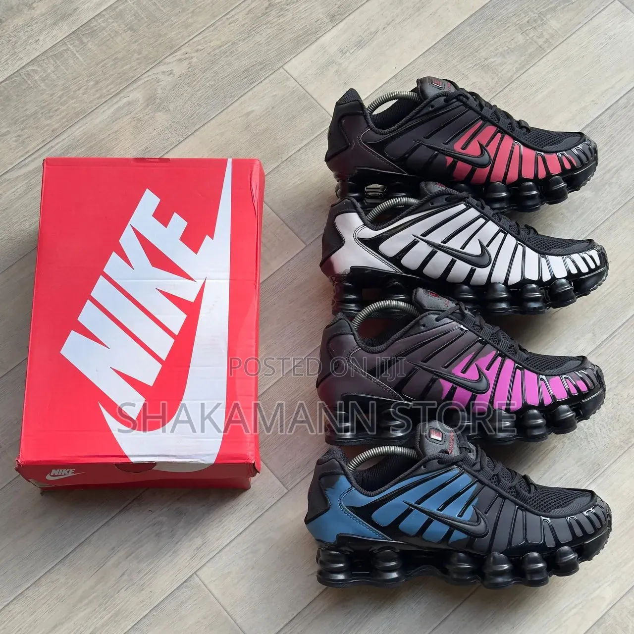 High Quality Nike Shox Tl Luxury Sneakers Available in 4 Colorways