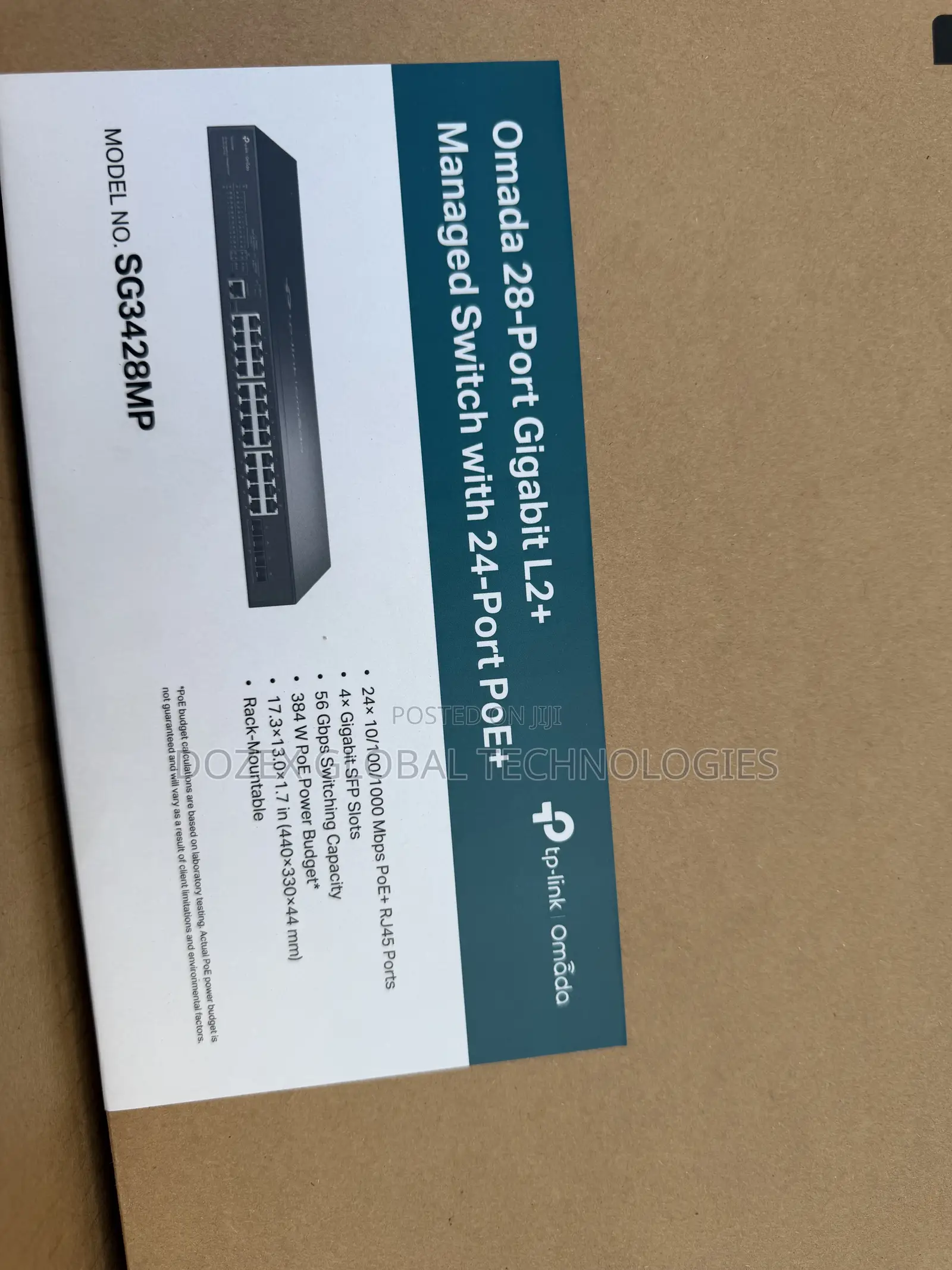 Tp-Link 3428mp Gigabytes and Poe Managed Switch