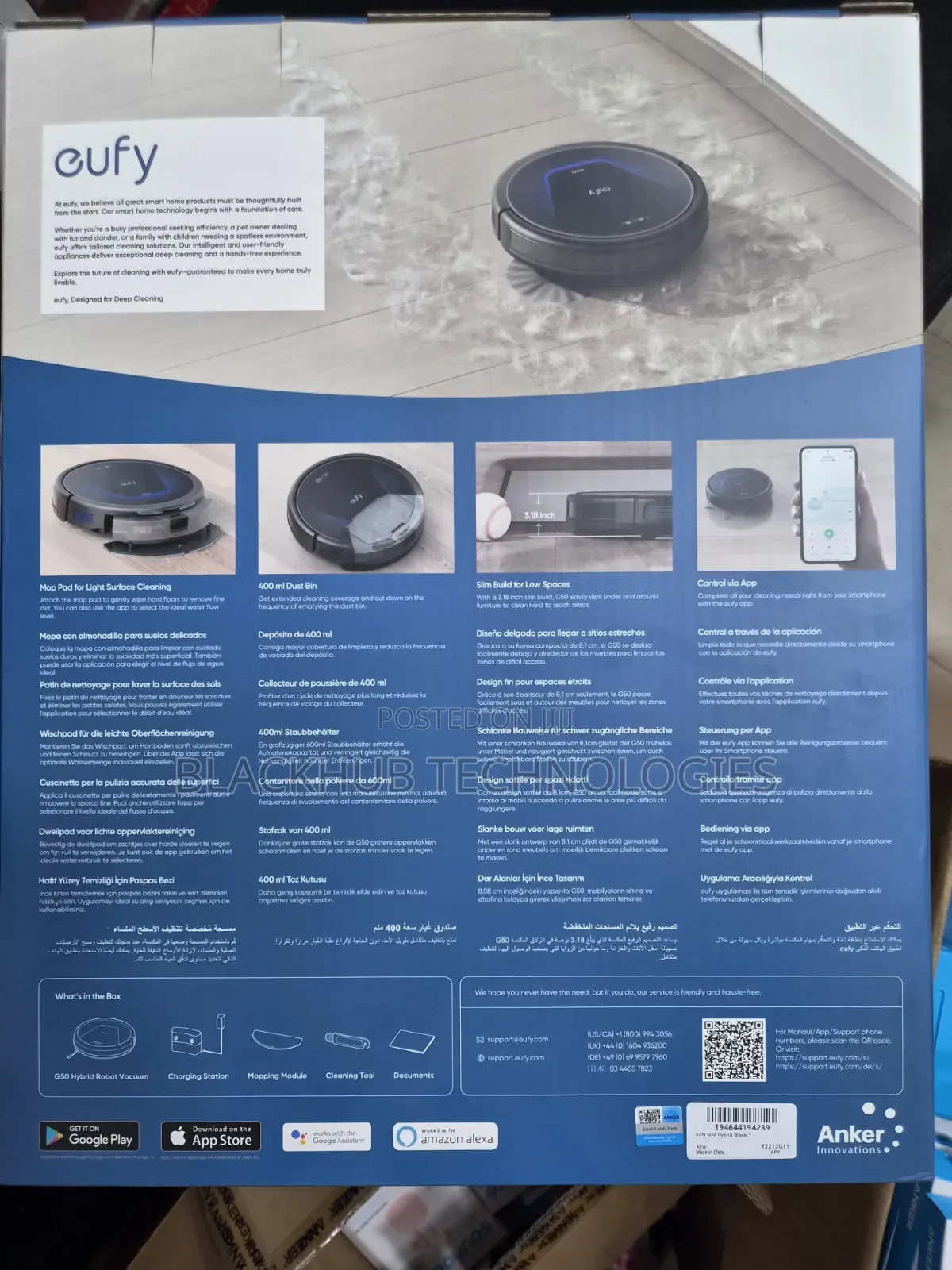 Anker Eufy G50 Hybrid Robot Vacuum and Mop