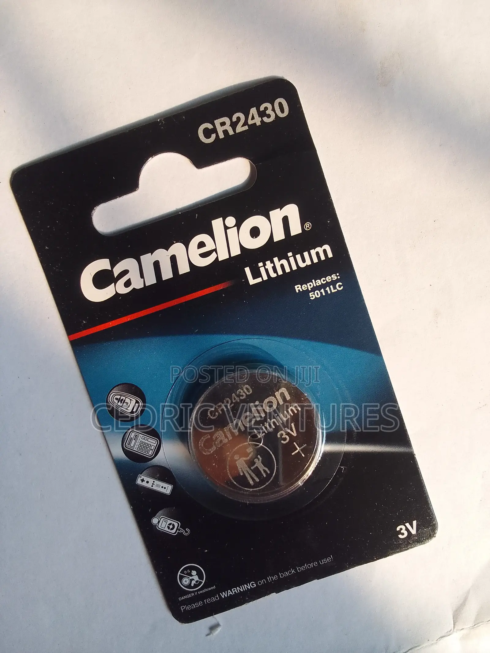 Camelion Cr2430 3v Lithium Coin Cell Battery
