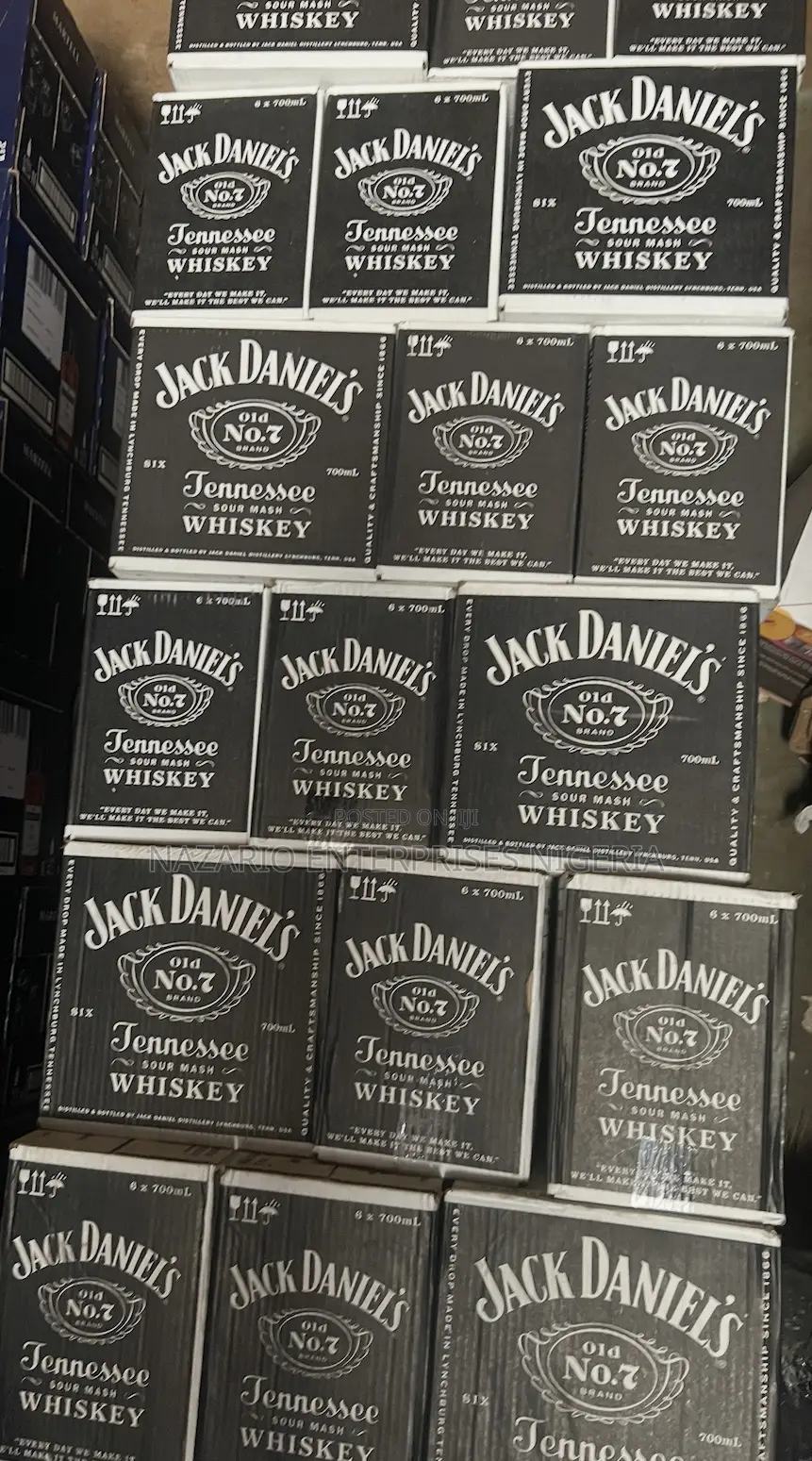 Jack Daniel’S Old No. 7 Whiskey 700ml – By 12 Bottles