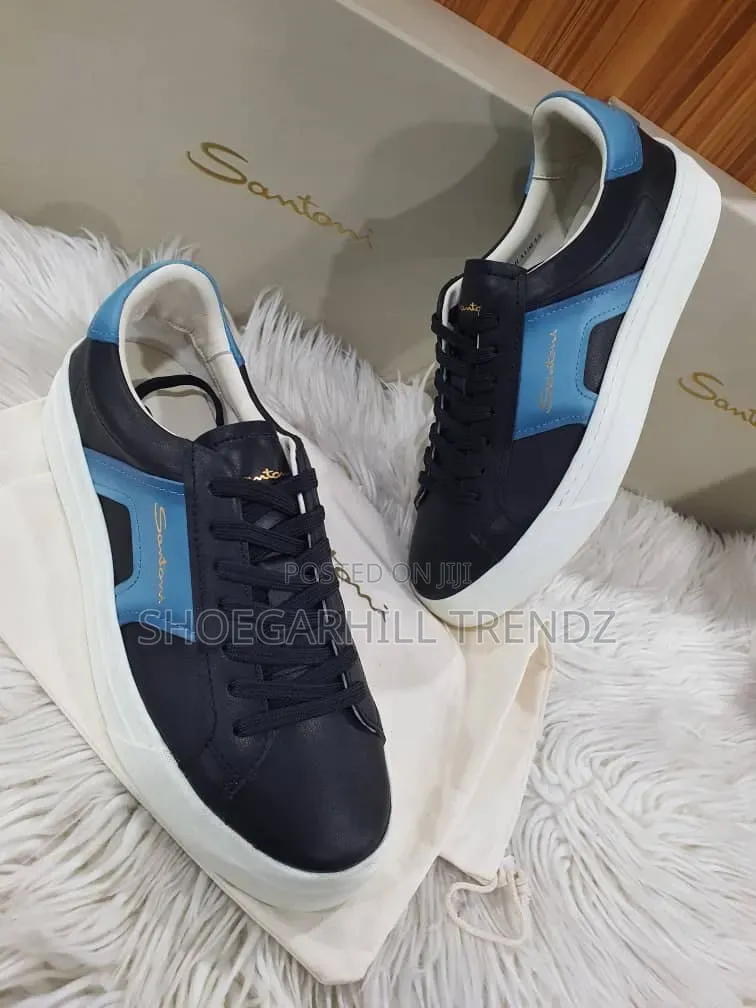Santoni Lace Tennis Sneakers in 2 Designs