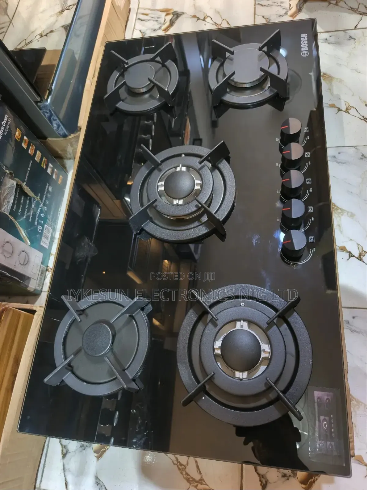 Bosch 90cm Built-in 2 Big 3 Medium Gas Burners 5 All Gas Automatic.