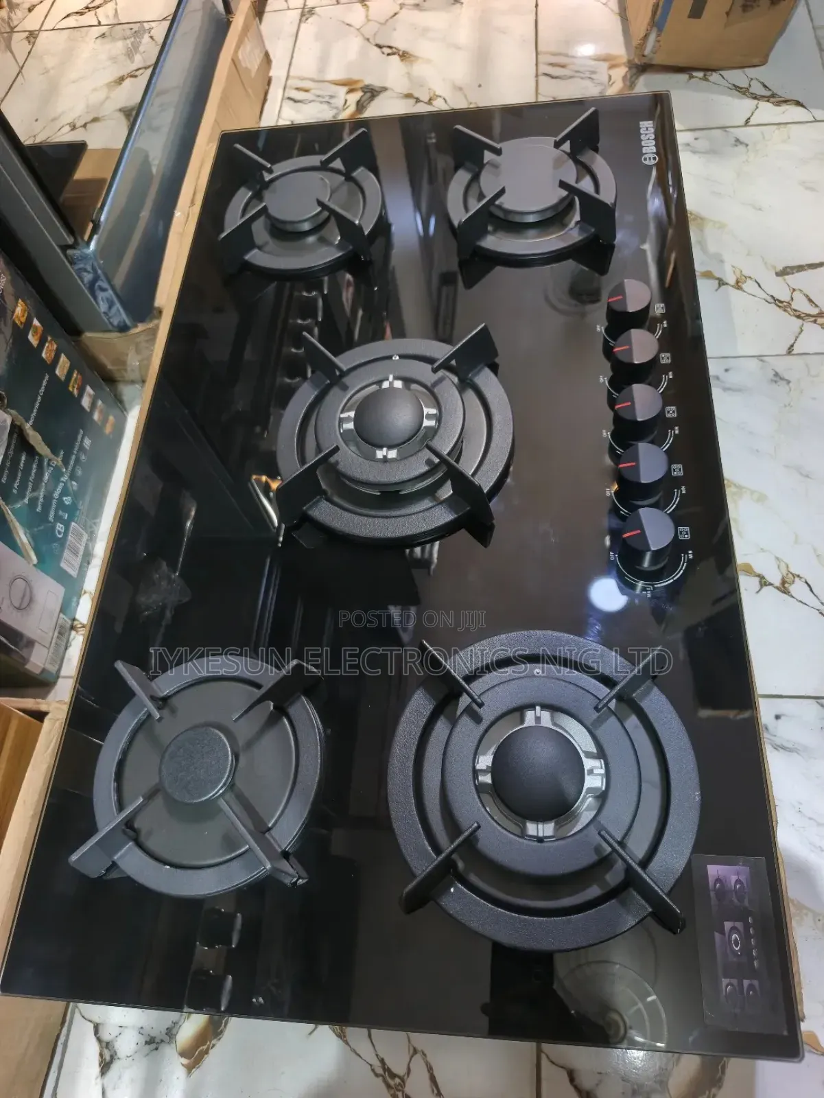 Bosch 90cm Built-in 2 Big 3 Medium Gas Burners 5 All Gas Automatic.