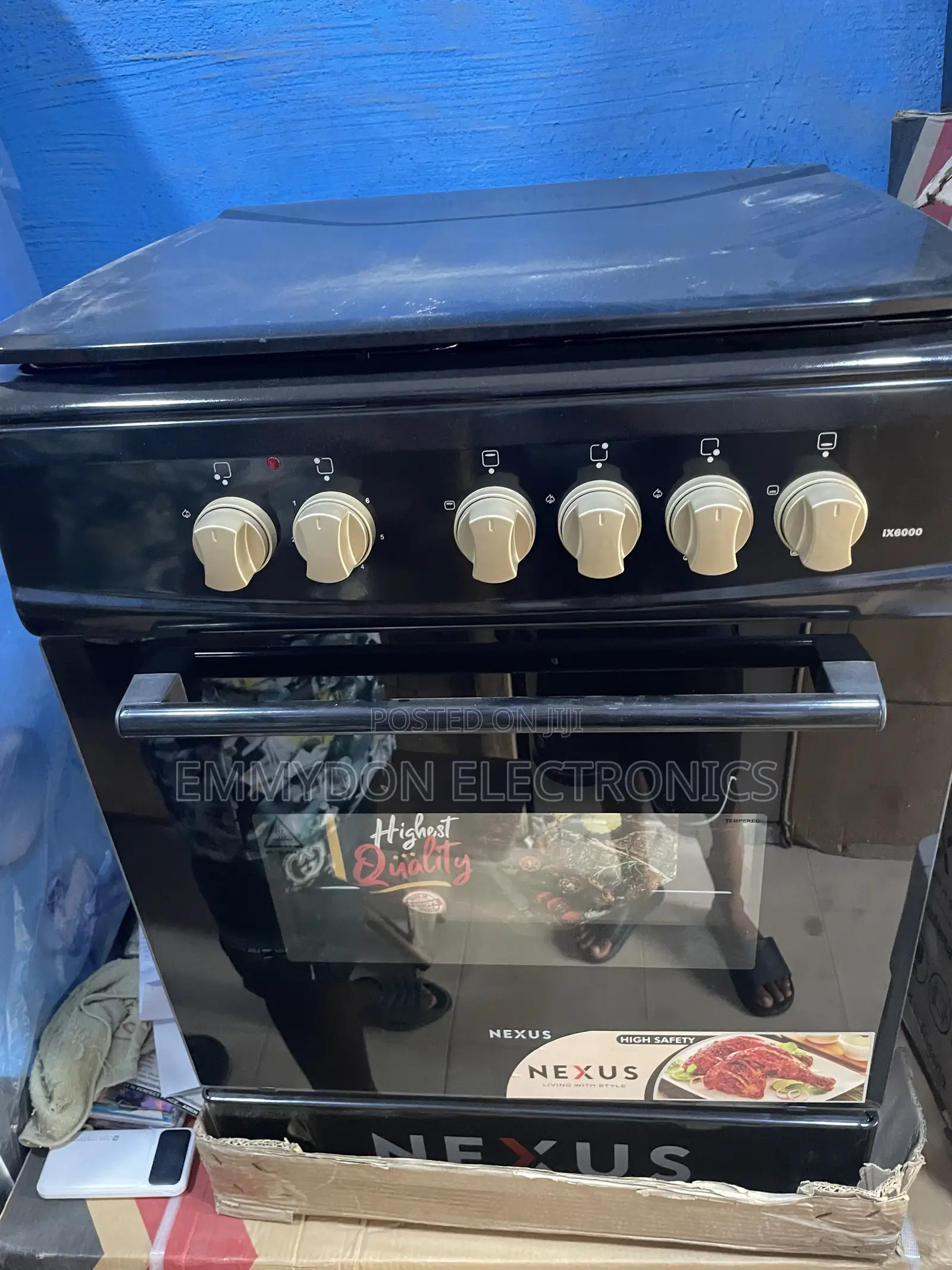 Nexus Nx-5055 3+1 Burner Gas Cooker With Oven