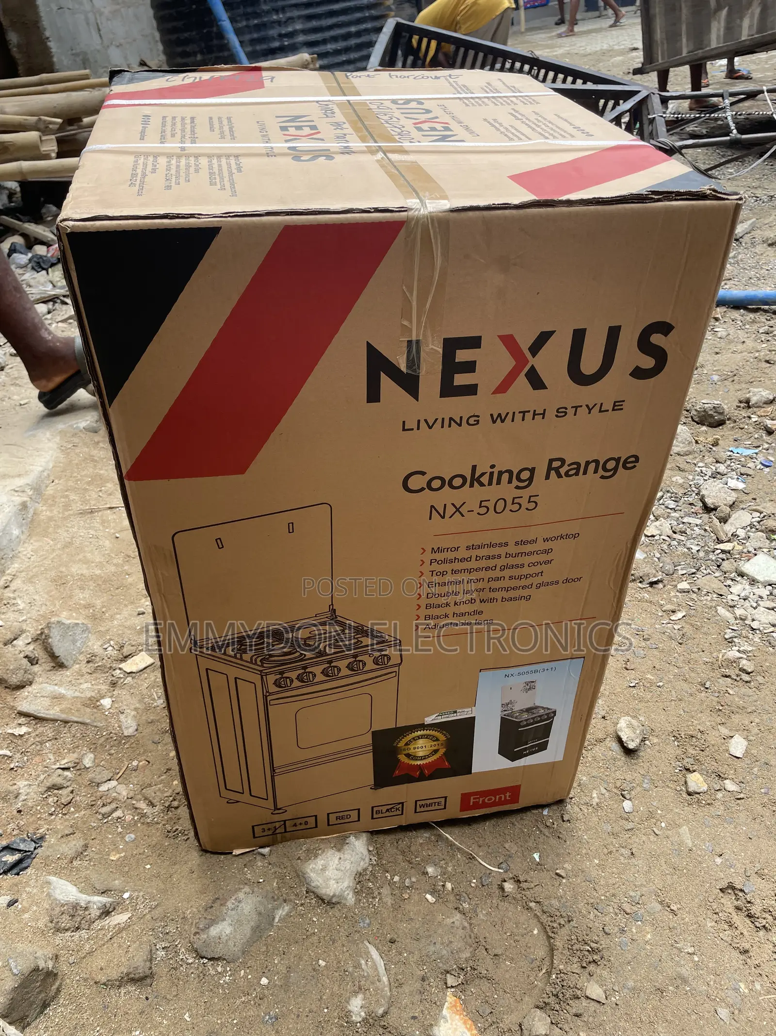 Nexus Nx-5055 3+1 Burner Gas Cooker With Oven