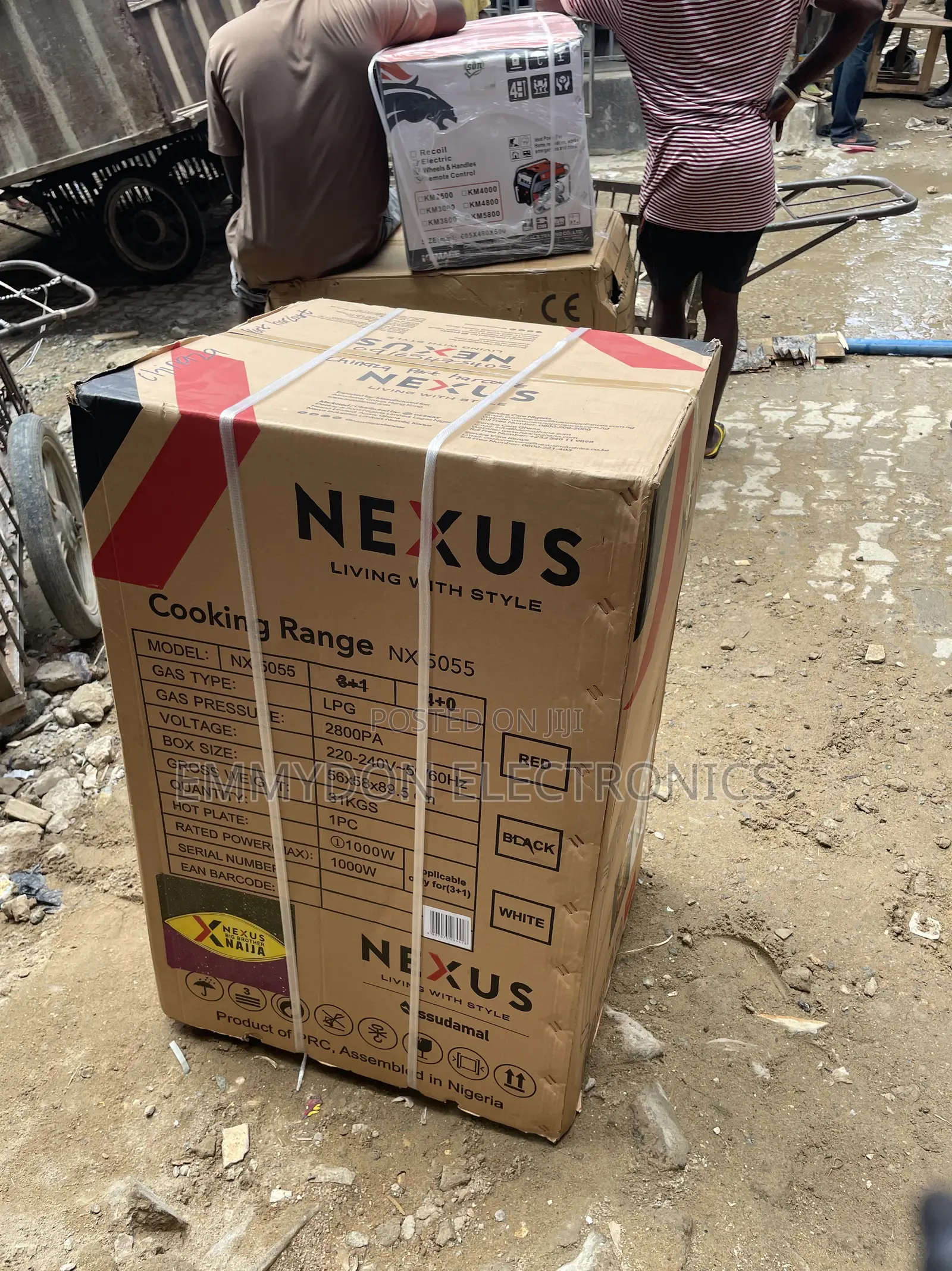 Nexus Nx-5055 3+1 Burner Gas Cooker With Oven