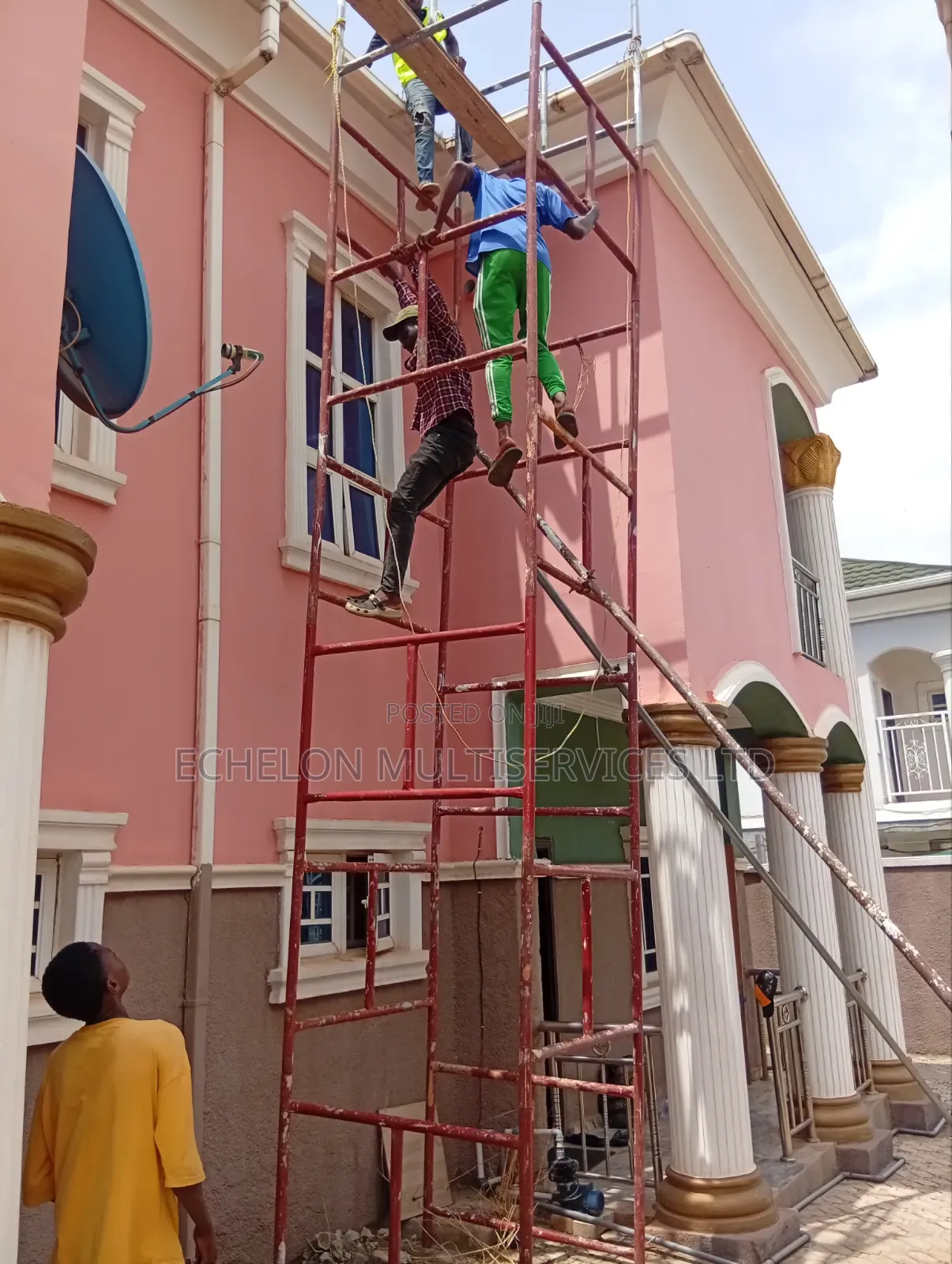 Rent Scaffold for Electrical Telecom Overhead Work in Abuja