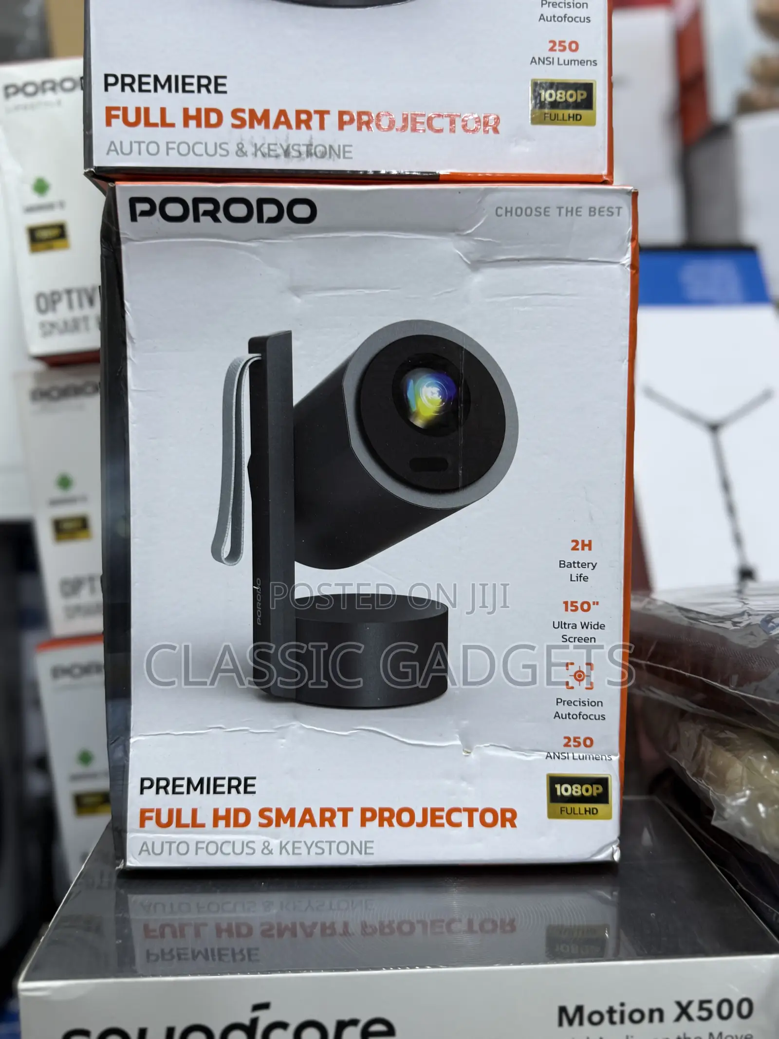 Porodo Premiere Full Hd Smart Projector -