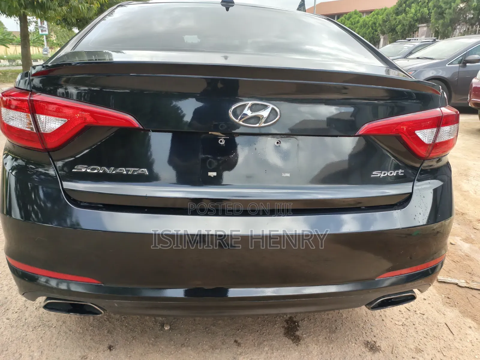 Hyundai Sonata Sport 2.0T Sedan FWD (2.0L 4cyl 6A) 2017 Black