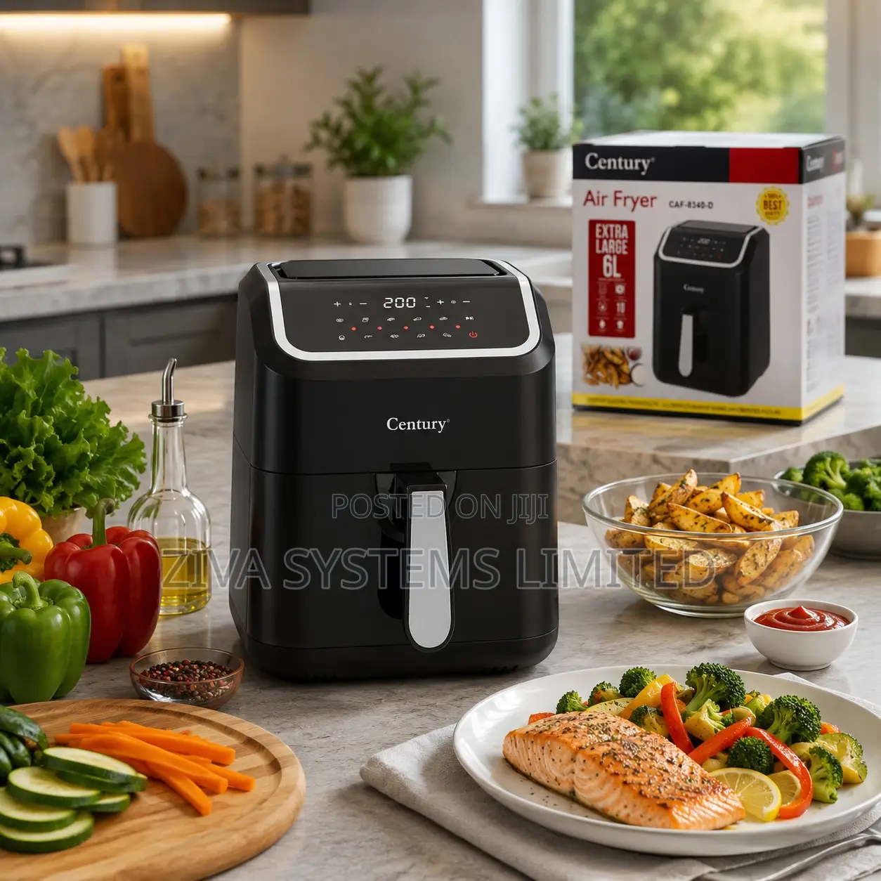 Century 6l Digital Air Fryer Caf-8340-D for Sale