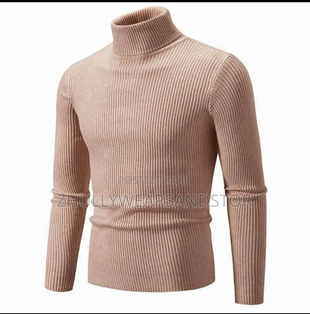 *Unisex Turtle Neck Sweater Sweatshirt