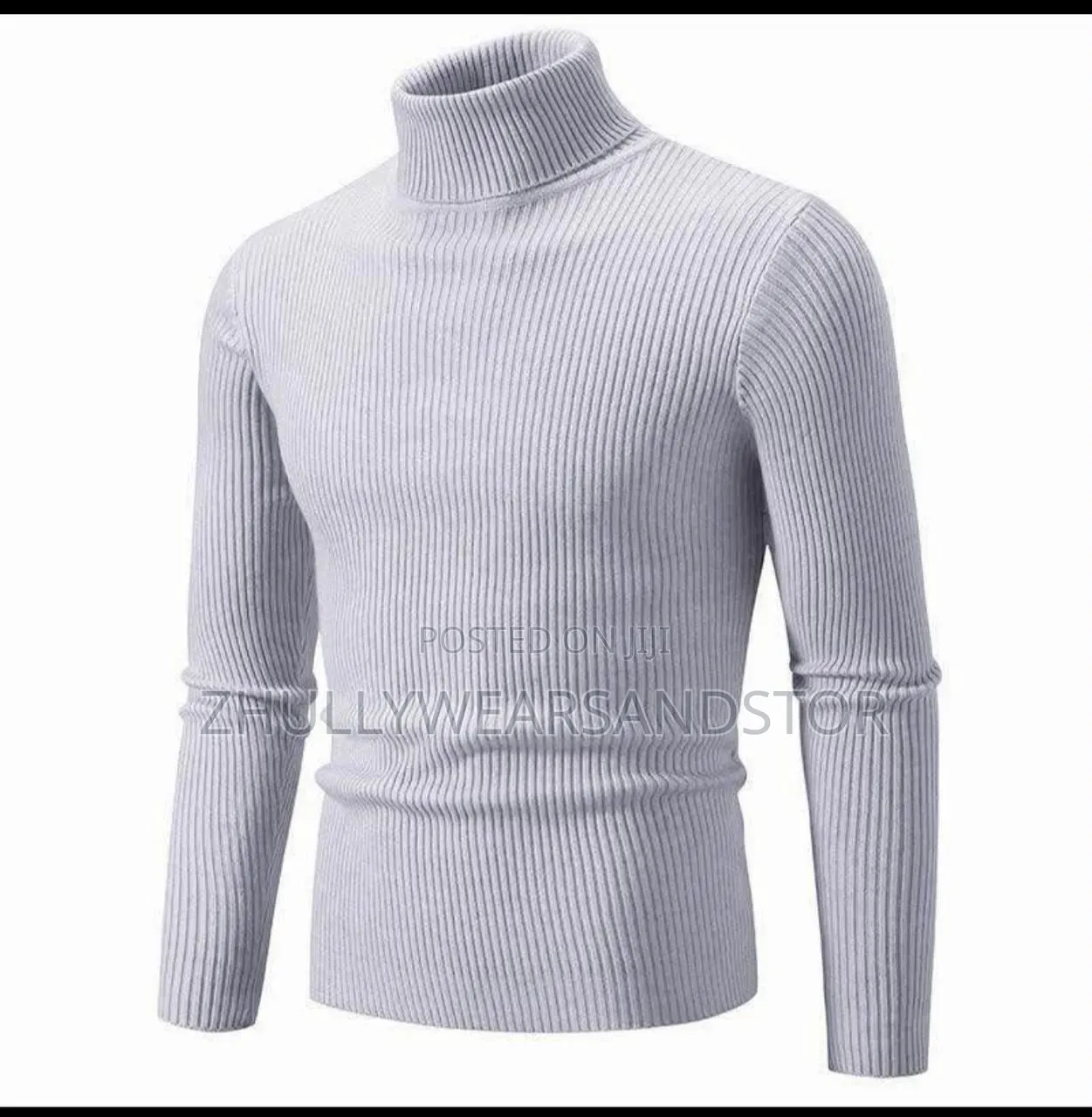 *Unisex Turtle Neck Sweater Sweatshirt