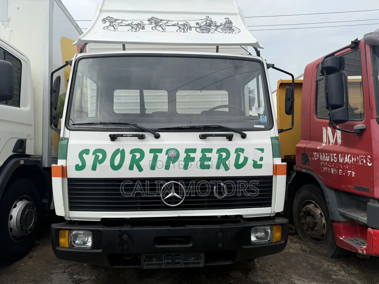 Foreign Used Mercedes Benz 814 Rigid Truck.