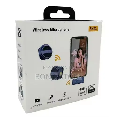 Sx21 Wireless Lavalier Microphone – Hifi Audio, Anc Noise Reduction