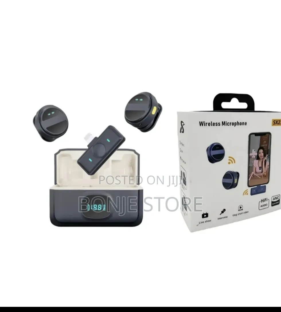 Sx21 Wireless Lavalier Microphone – Hifi Audio, Anc Noise Reduction