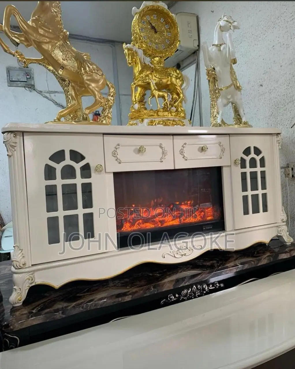 Royal Fireworks Tv Stand With Drawers