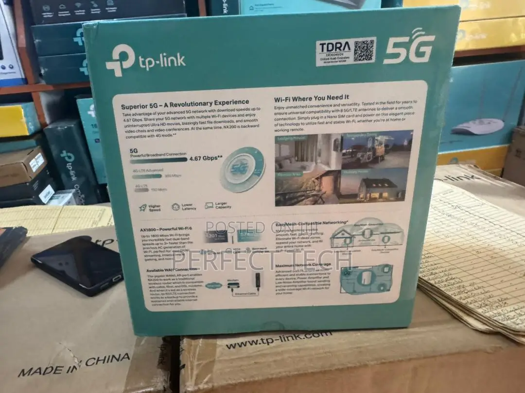 Tp-Link Archer Nx200 Ax1800mbps Wi-Fi 6 5g Router With Sim Slot