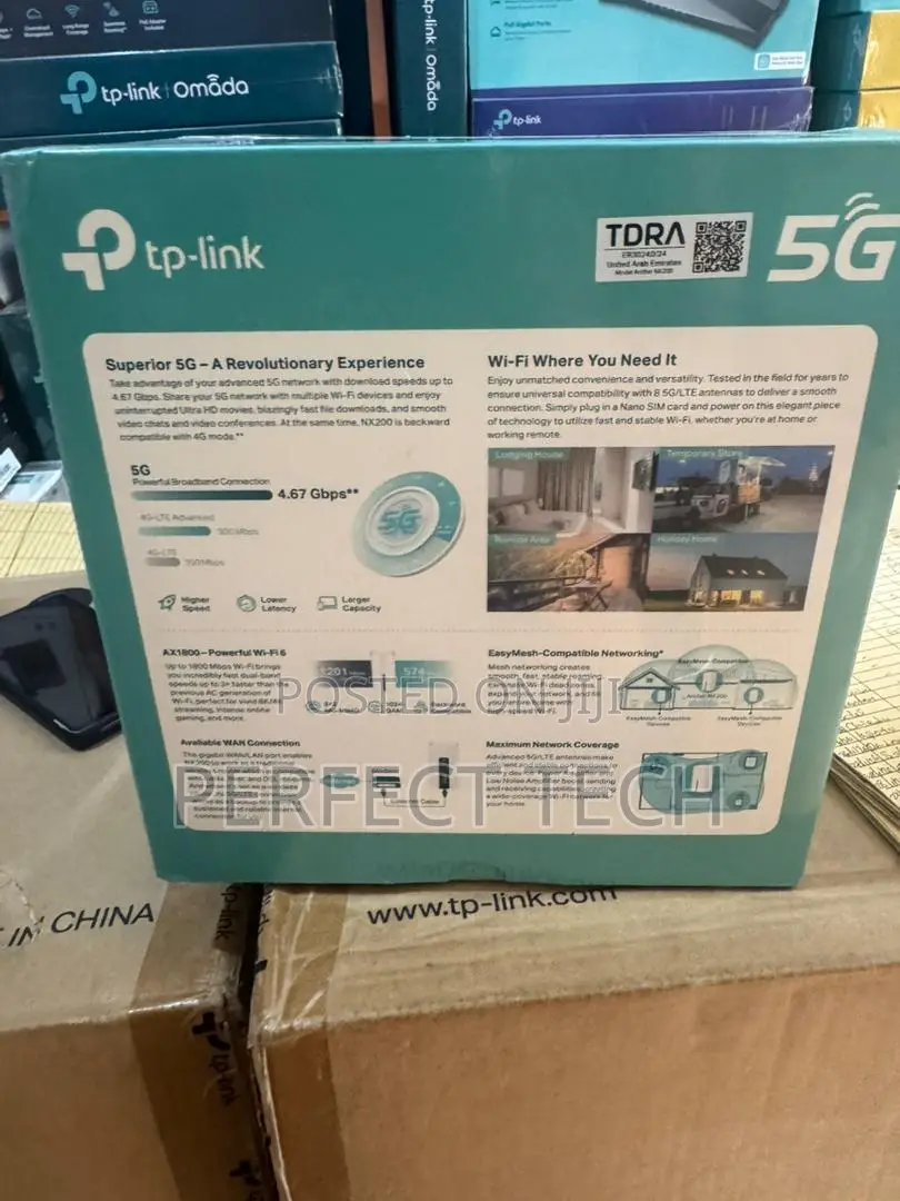 Tp-Link Archer Nx200 Ax1800mbps Wi-Fi 6 5g Router With Sim Slot
