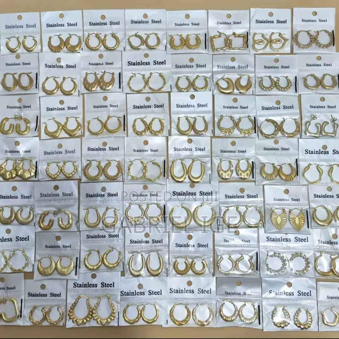 Non-Tarnish Gold-Plated Earrings
