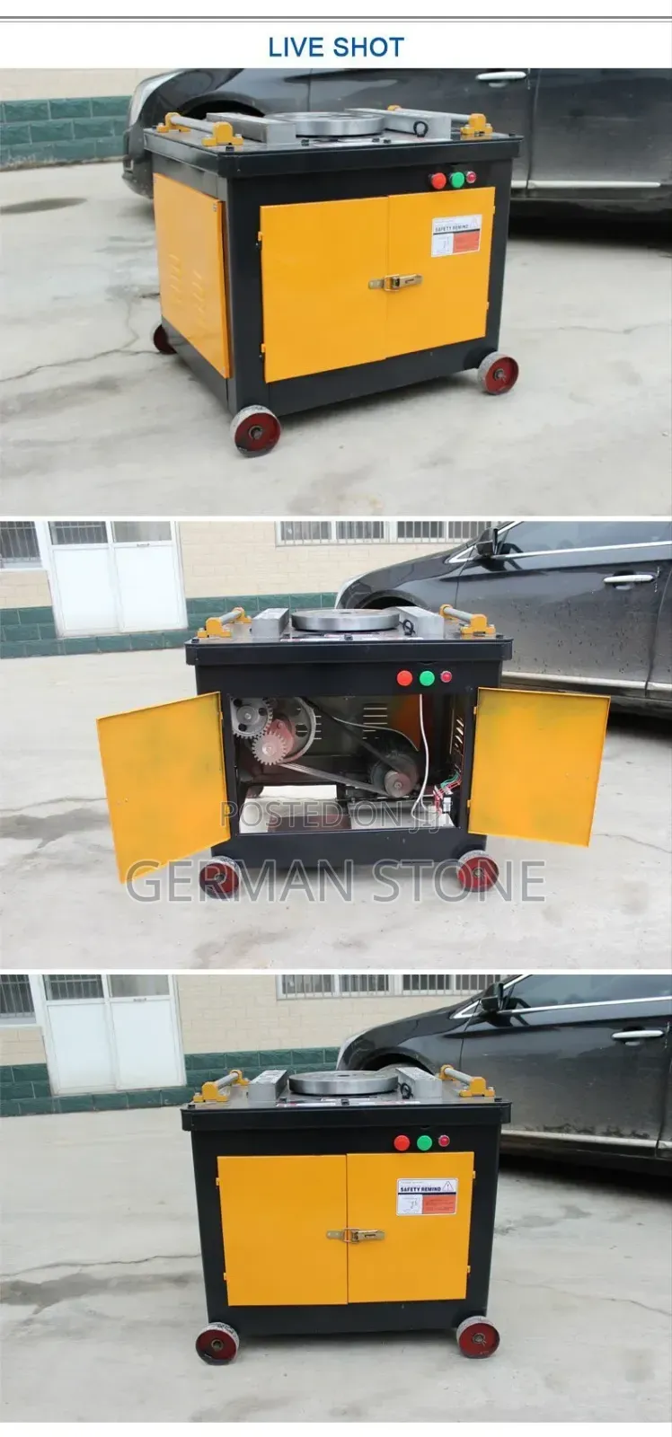 Heavy-Duty Industrial Rebar Bending Machine Designed