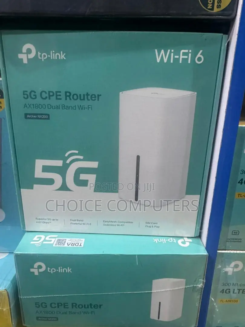 Tp-Link 5g Ax1800 Wireless Dual-Band Gigabit Router With Nano Sim Port