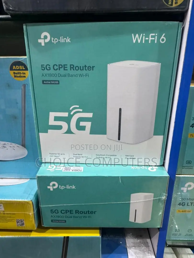 Tp-Link 5g Ax1800 Wireless Dual-Band Gigabit Router With Nano Sim Port