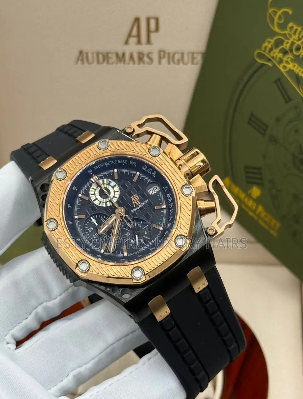 High Quality Luxury Audemars Piquet Rubber Wristwatch