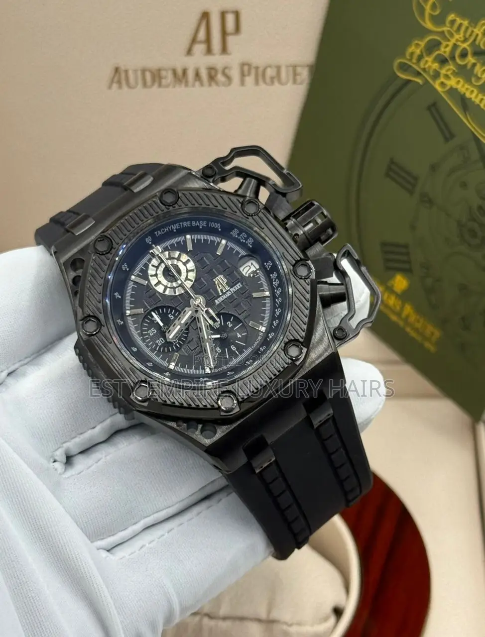 High Quality Luxury Audemars Piquet Rubber Wristwatch