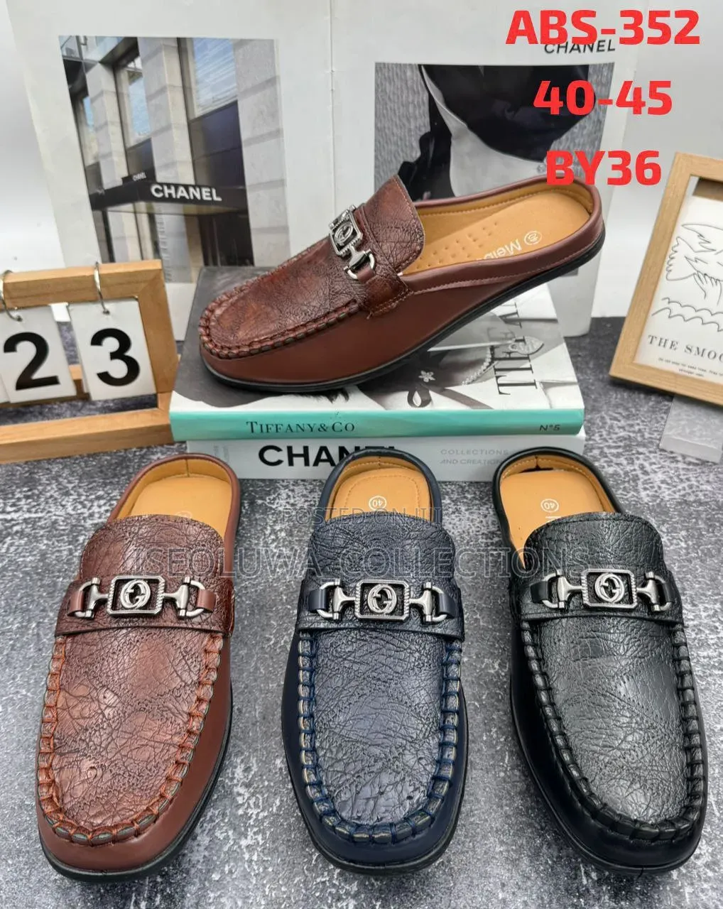 Men's Classic Leather Loafers Stylish Casual Slip-on Shoes