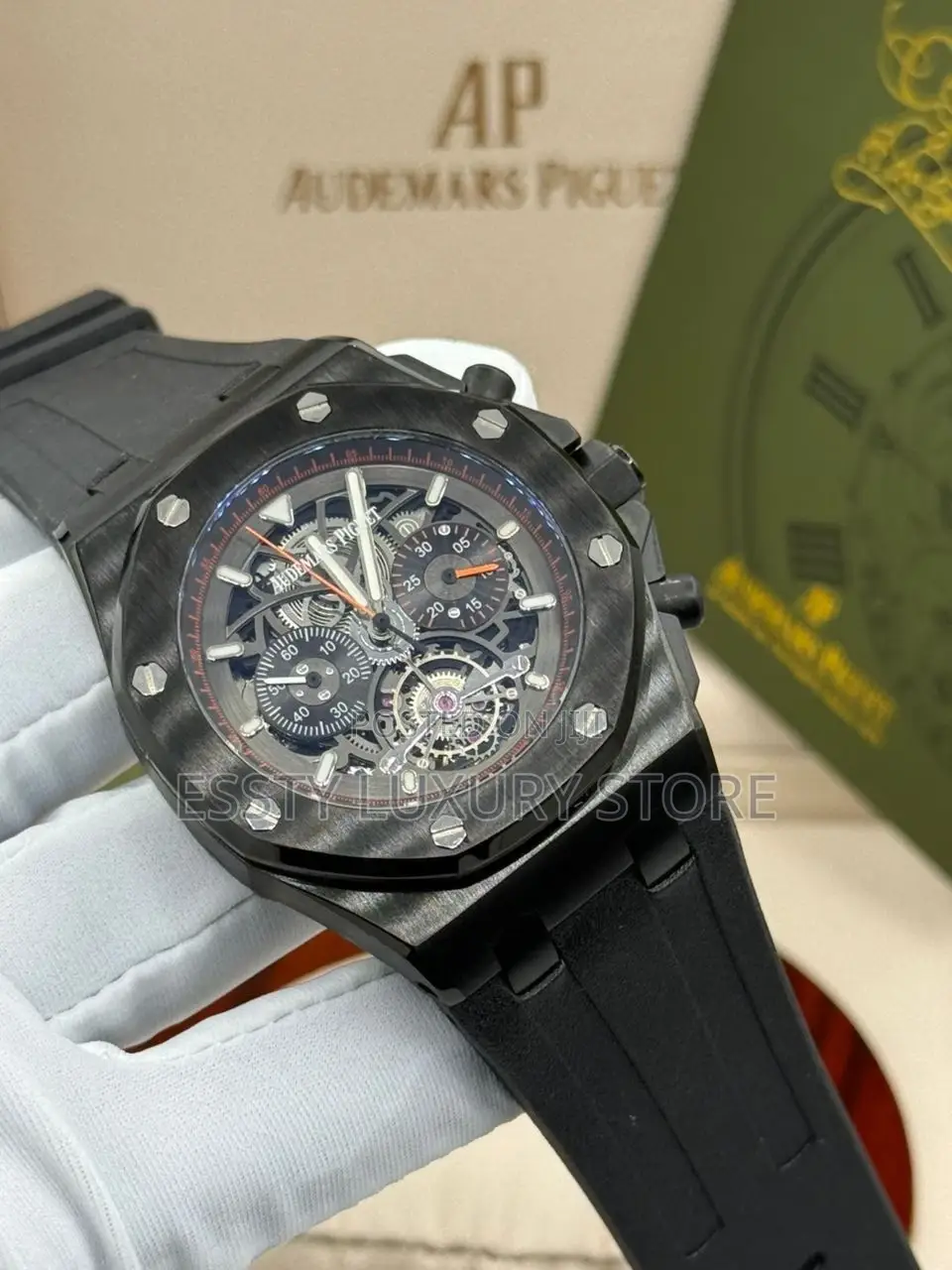 Automatic Engine Quality Luxury Audemars Piquet Wristwatch