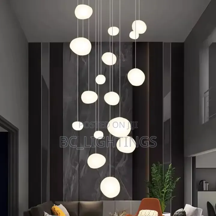 Nordic Home Decoration, Stair Chandelier, Living Room Dining Light
