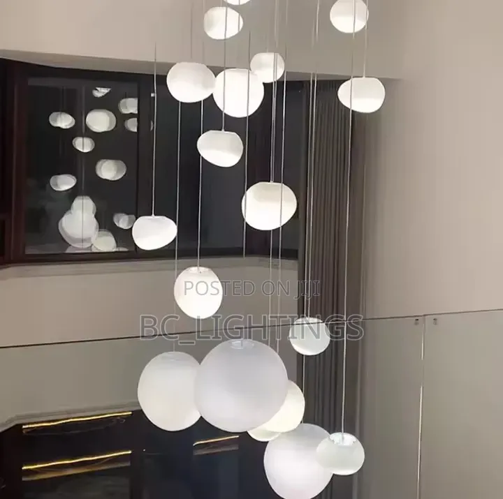 Nordic Home Decoration, Stair Chandelier, Living Room Dining Light