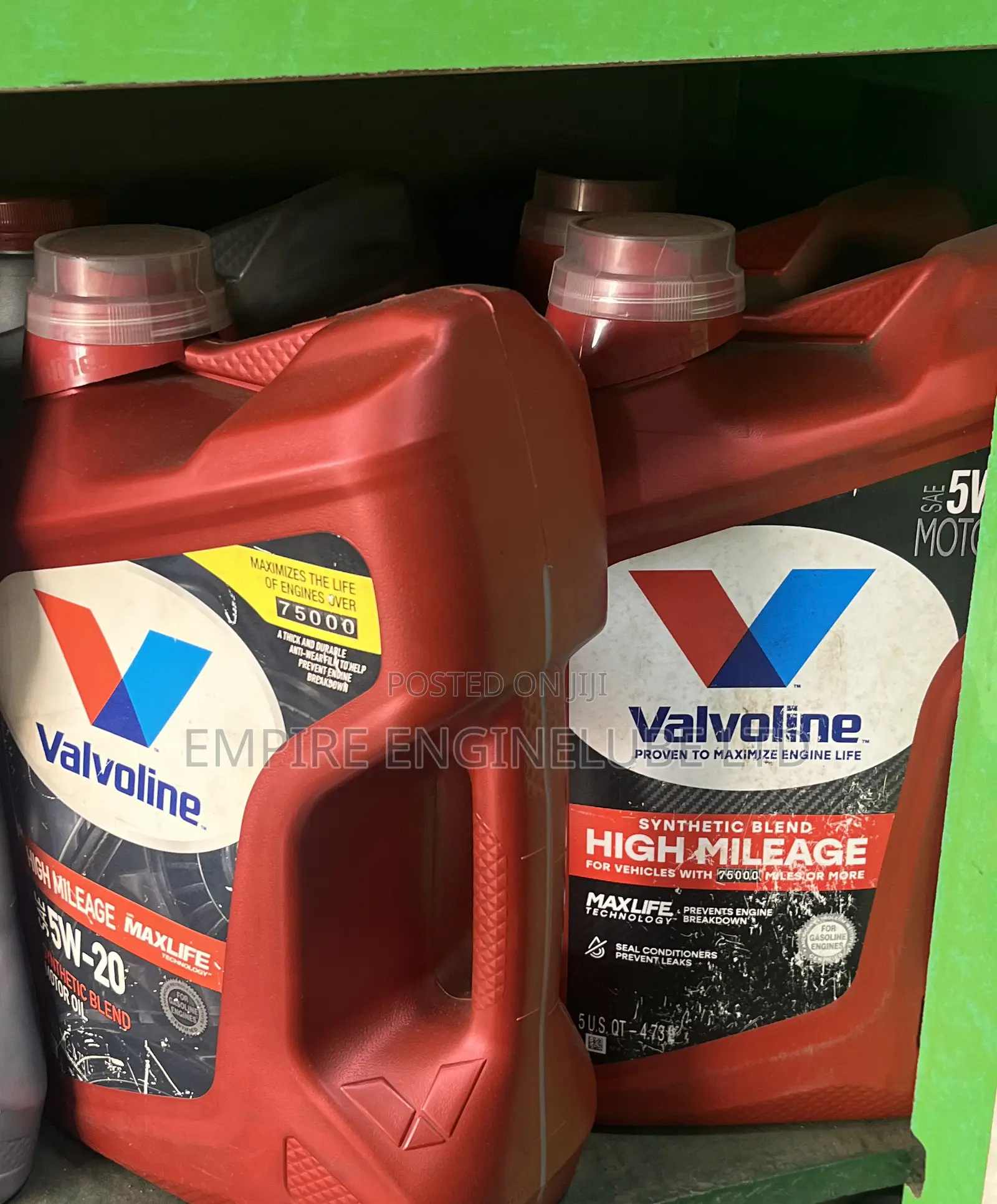 Valvoline High Mileage 5w30, 0w20