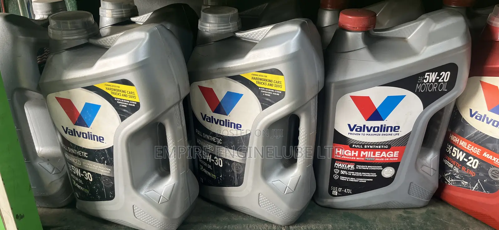 Valvoline High Mileage 5w30, 0w20