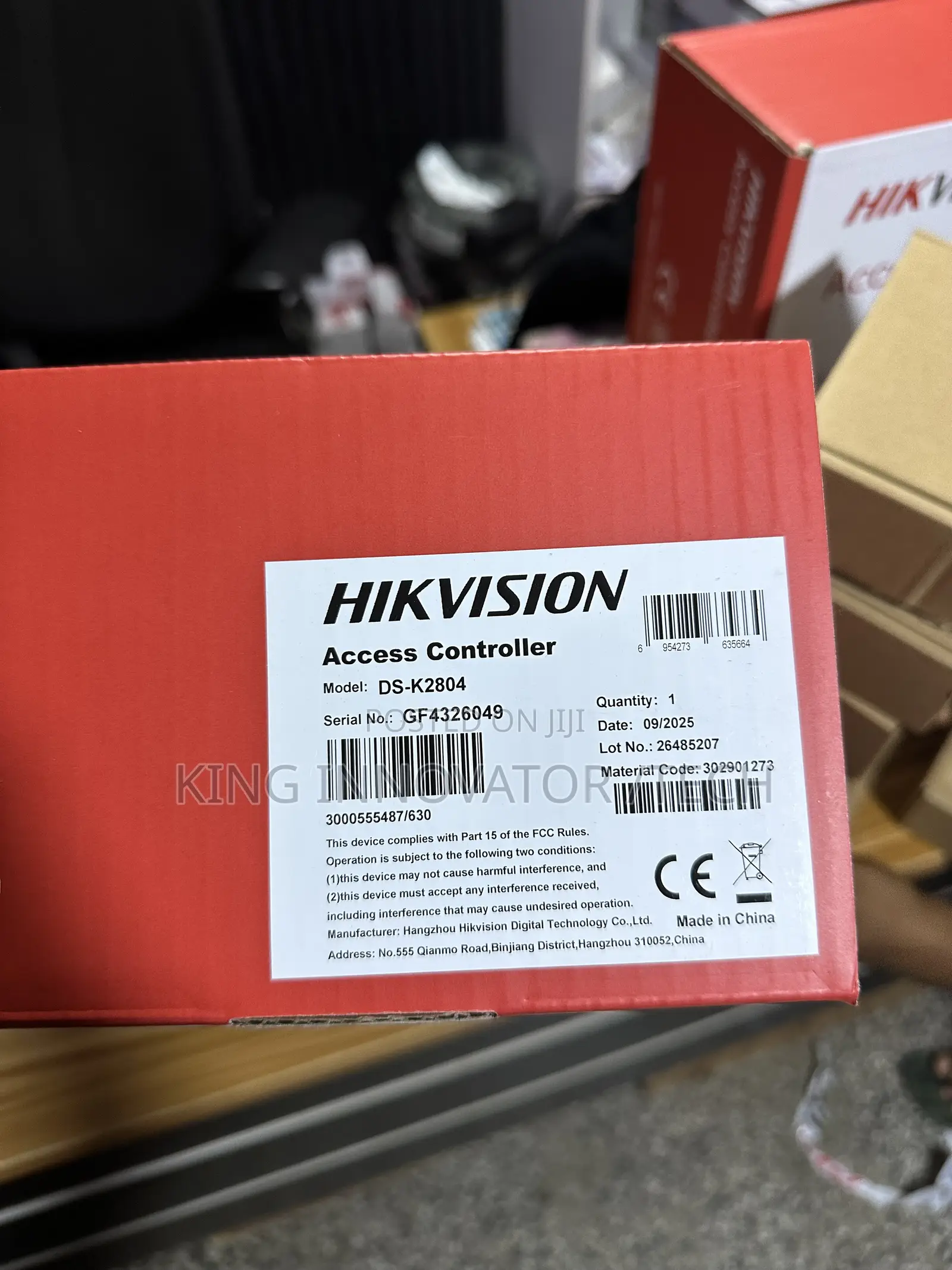 Hikvision Access Controller Ds-k2804