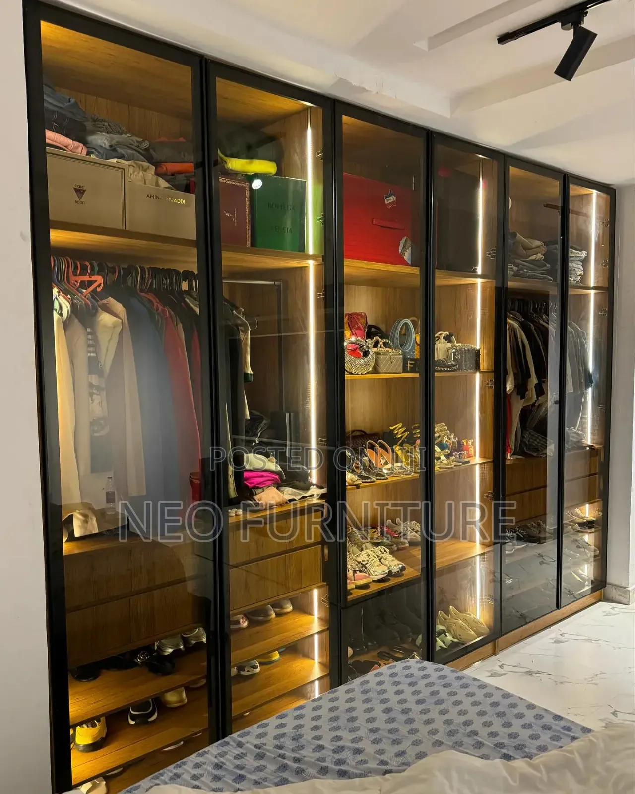 Glass Door Wardrobe