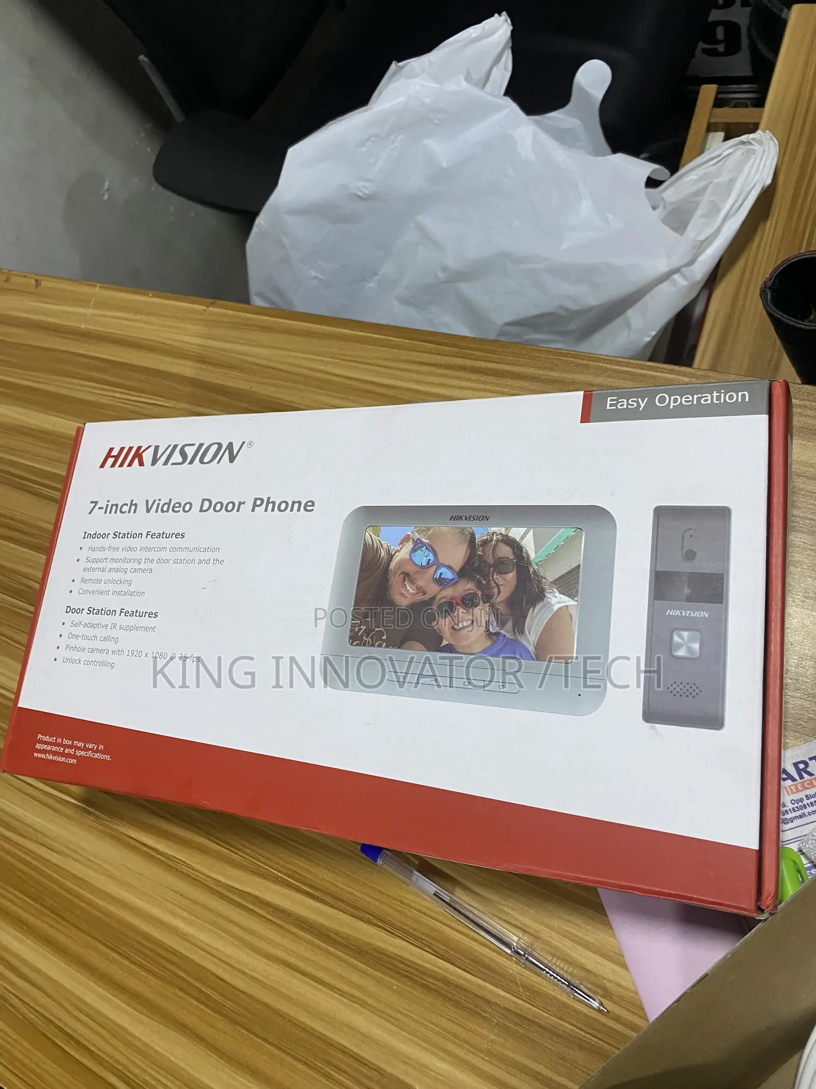 Hikvision Analog Video Door Bell Ds-Kis203t