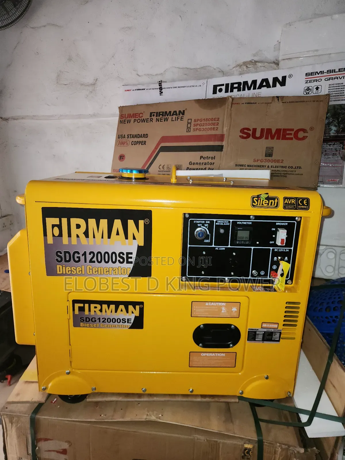 10.5kva Firman Diesel Soundproof Generator With 100% Pure Copper Coil