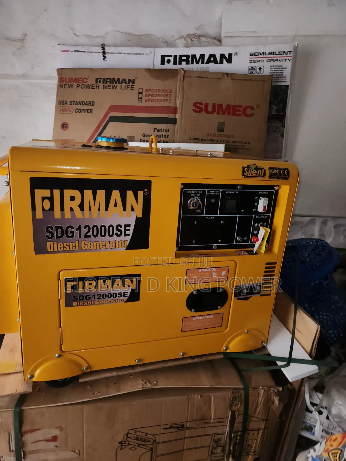 Power 10kva Firman Diesel Soundproof Generator With 2 Years Warranty
