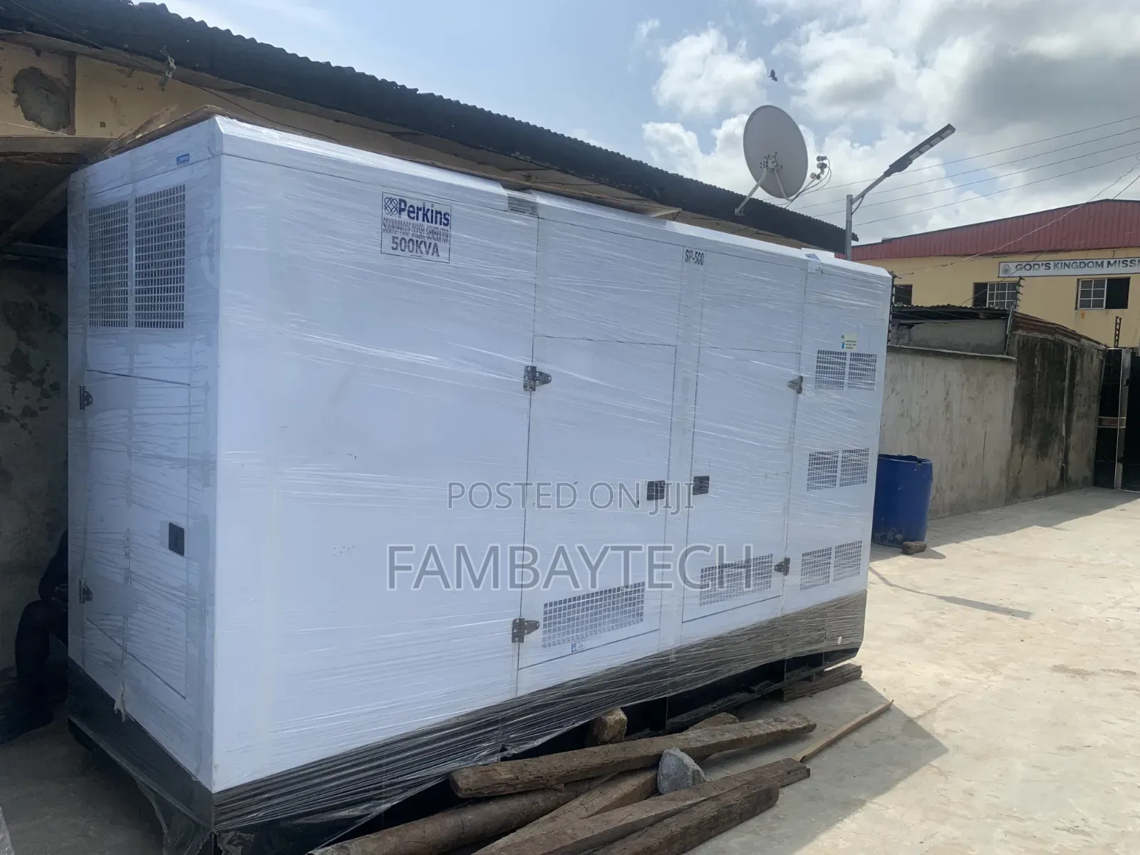 500kva Perkins Soundproof Generator – Industrial Grade