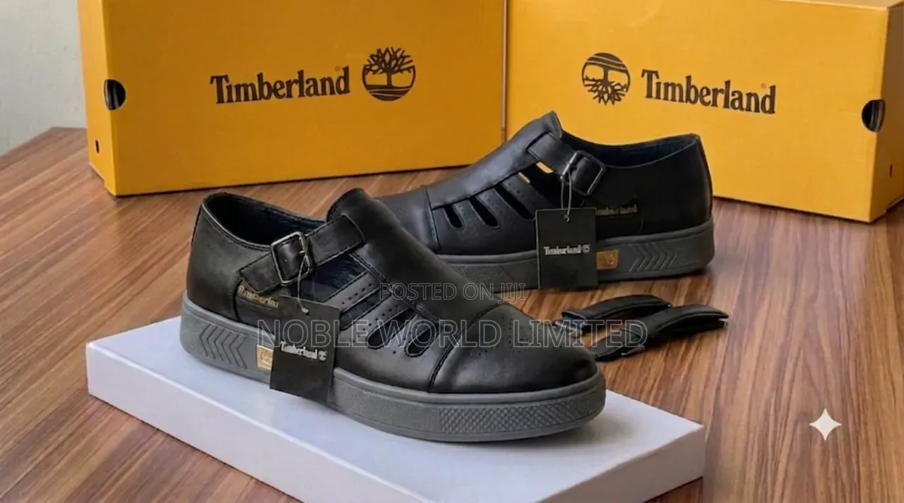 Black Timberland Sandals Abl 7h