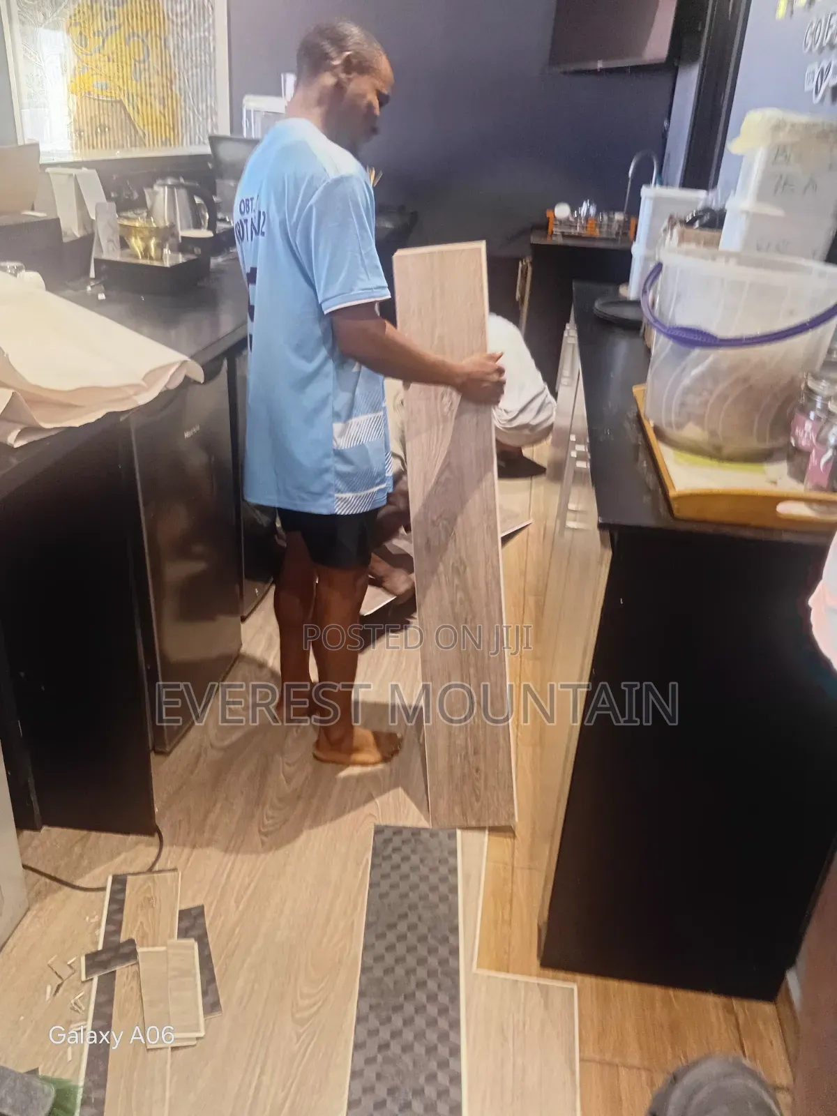 Expert on SPC German Flooring at Ibeju Lekki