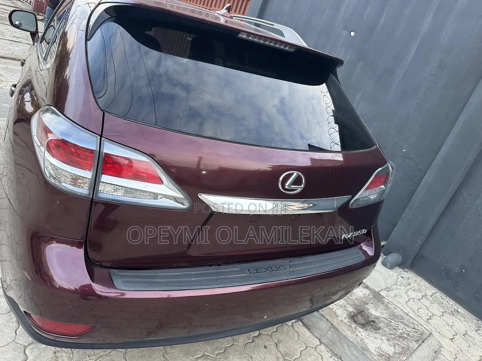 Lexus RX 350 FWD 2012 Brown