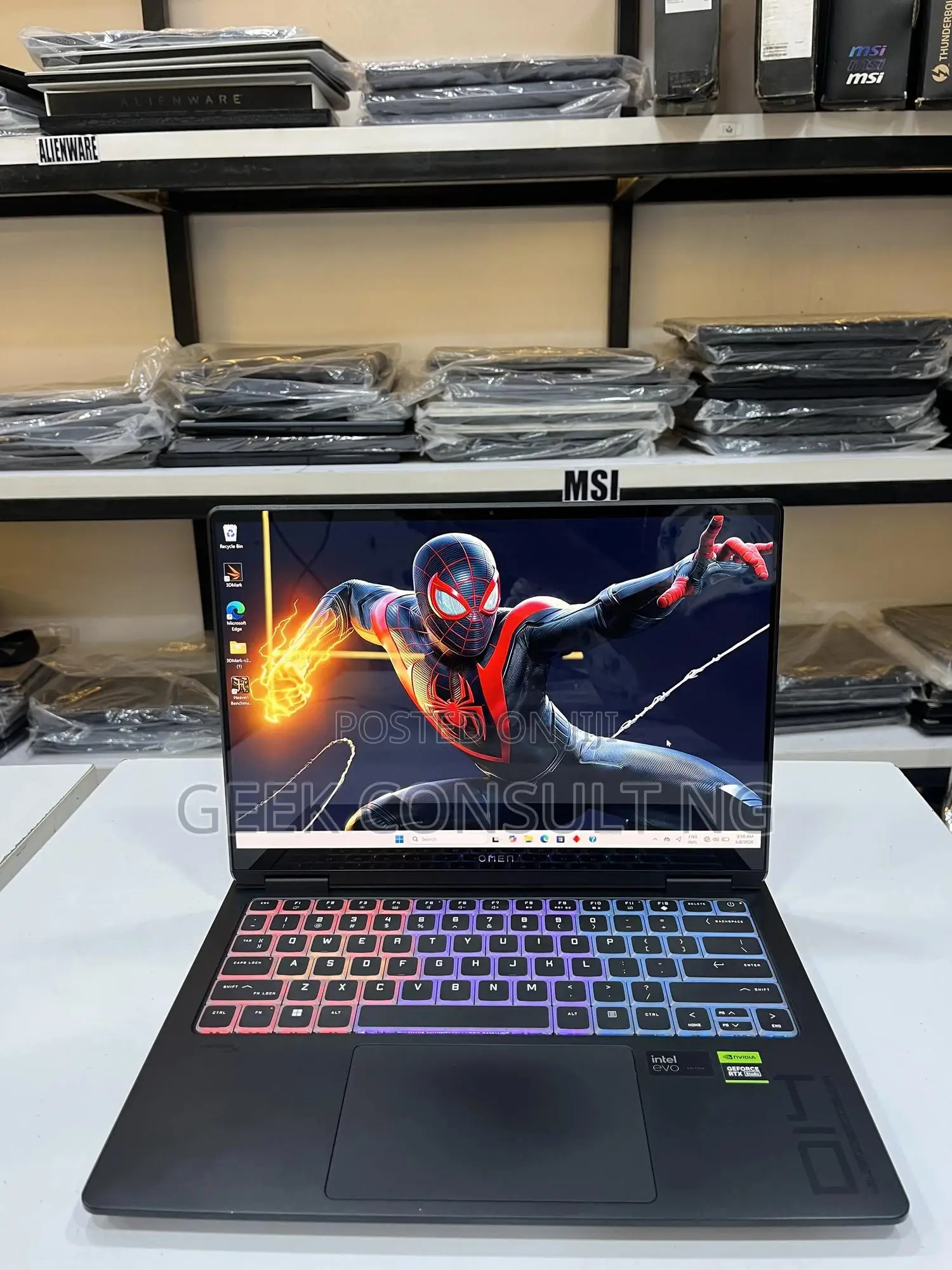 Laptop HP Omen Transcend 14-fb0023dx 32GB Intel Core Ultra 9 SSD 2T